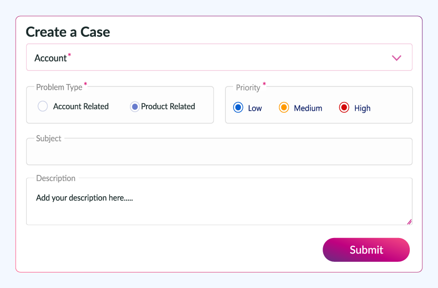 Create a Case