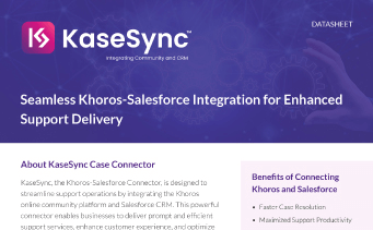 KaseSync: Seamless Khoros-Salesforce Integration for Enhanced Support Delivery