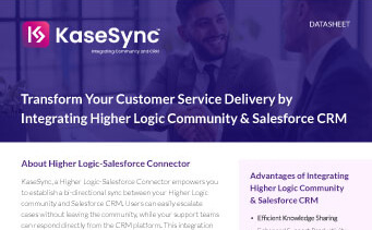 Transform Your Customer Service Delivery by Integrating Higher Logic Community & Salesforce CRM