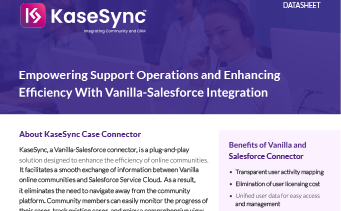 Empowering Support Operations and Enhancing Efficiency With Vanilla-Salesforce Integration